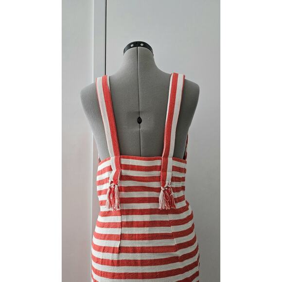 JBQ JUST BEE QUEEN Tulum chili striped goop resort midi dress nwt $635 m US-6 - Picture 12 of 16